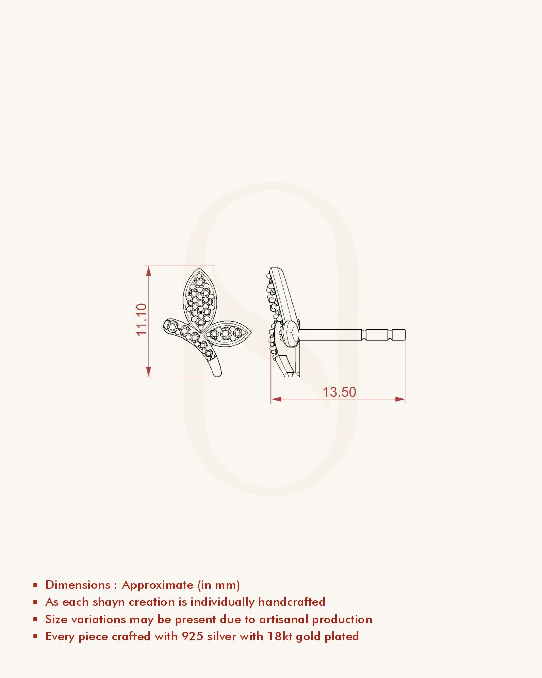 Leaf Cluster Earrings