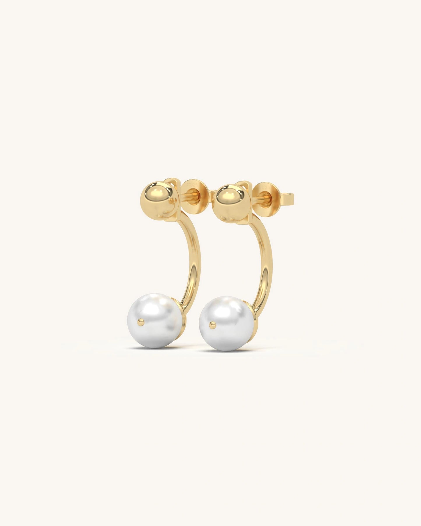 Bar Pearl Earrings