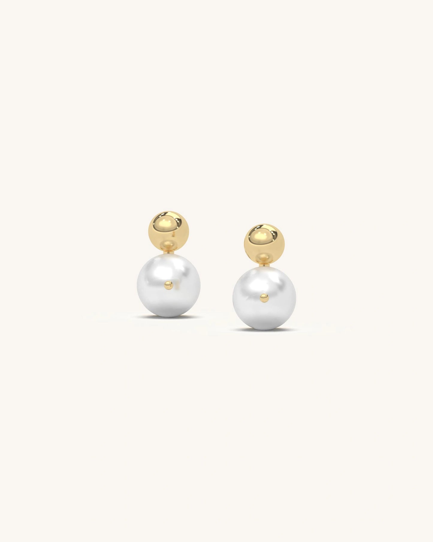 Ball Pearl Earrings