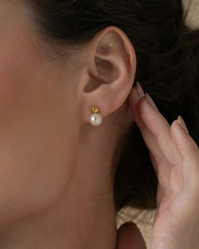 Ball Pearl Earrings