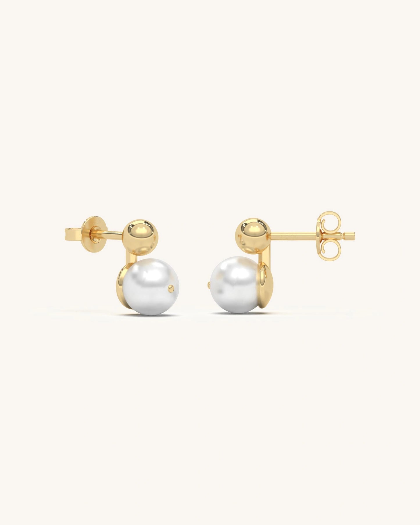 Ball Pearl Earrings