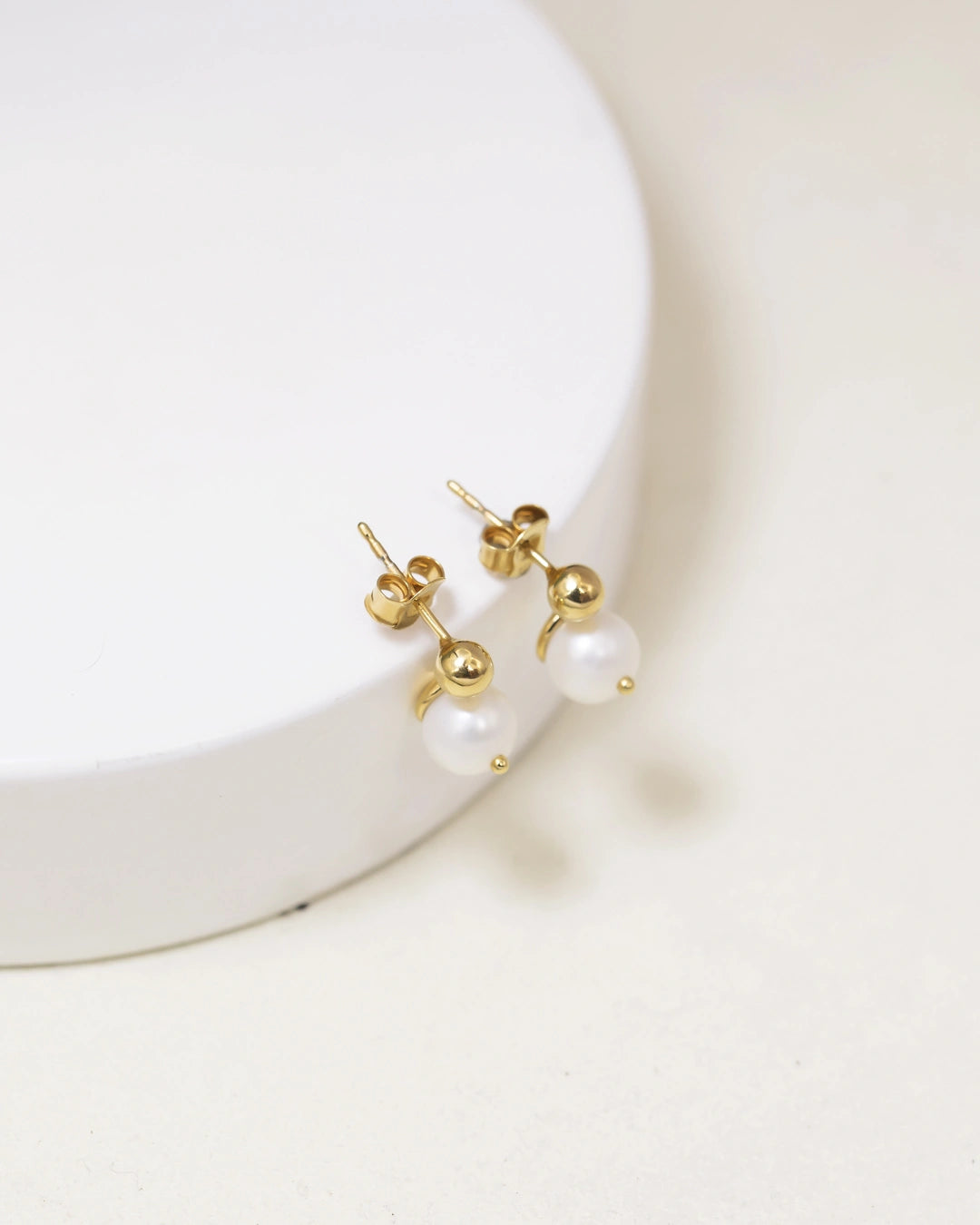 Ball Pearl Earrings