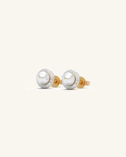 Pearl Stud Earrings