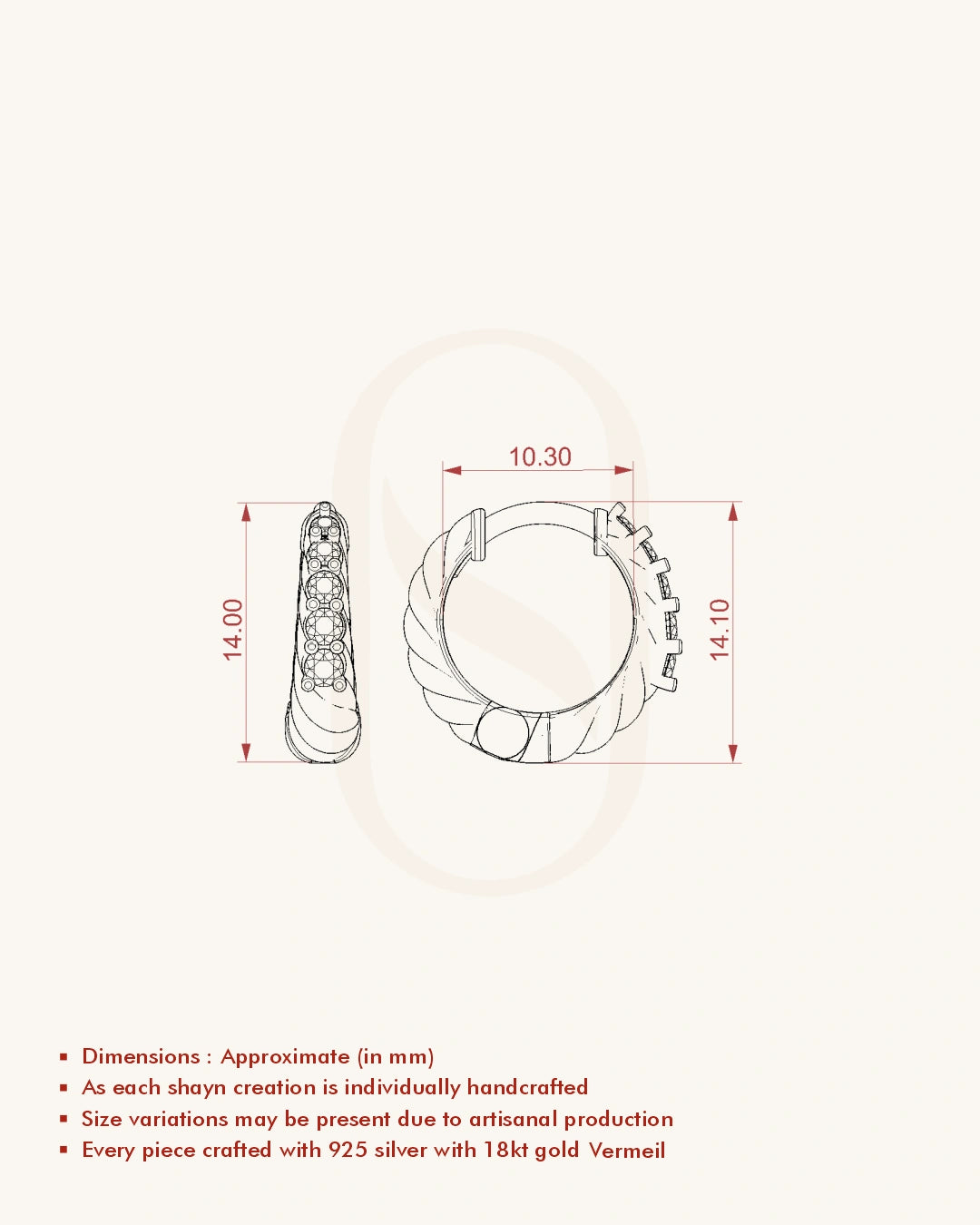 Twist Diamond Earrings