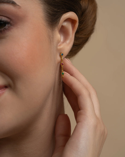 Rainbow Drop Earrings