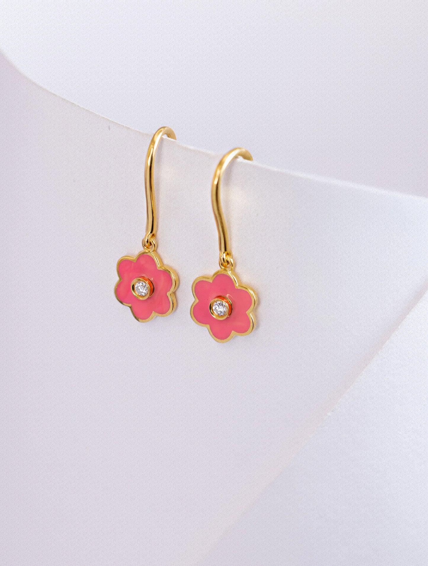 Pink Bloom Earrings