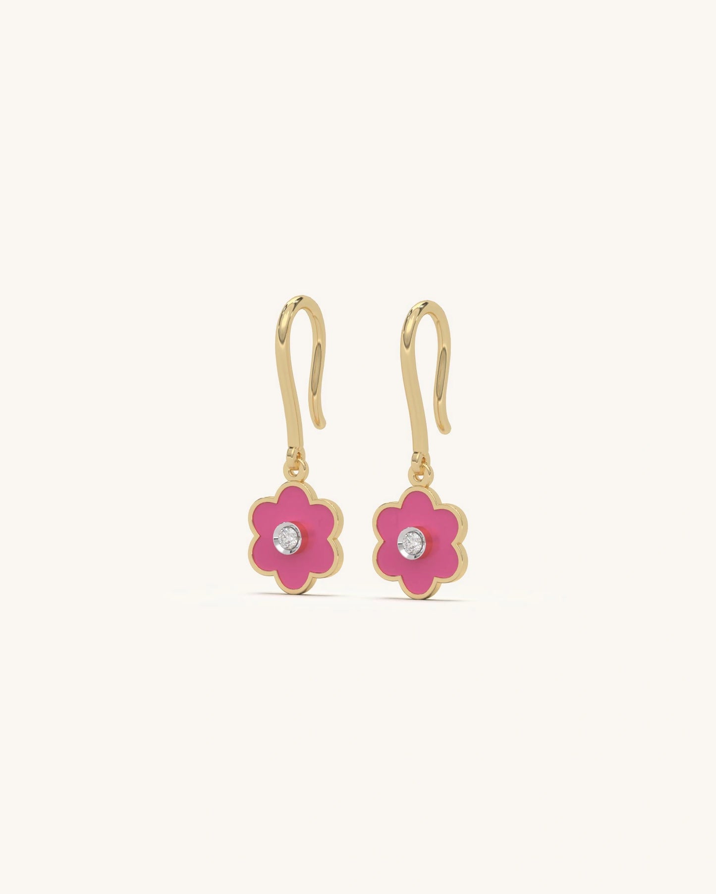Pink Bloom Earrings