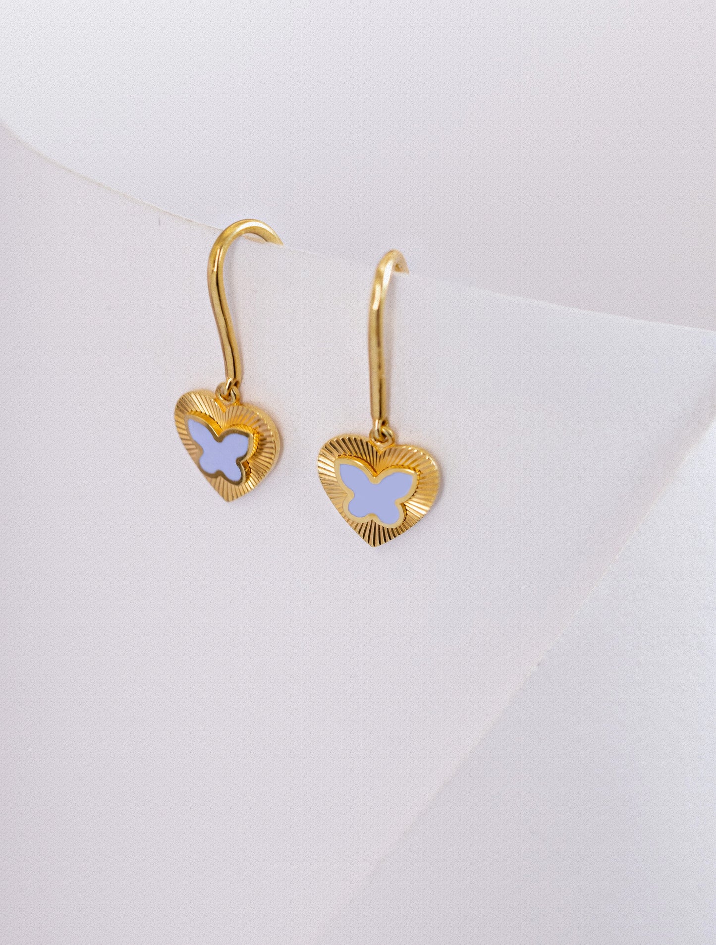 Butterfly Heart Earrings