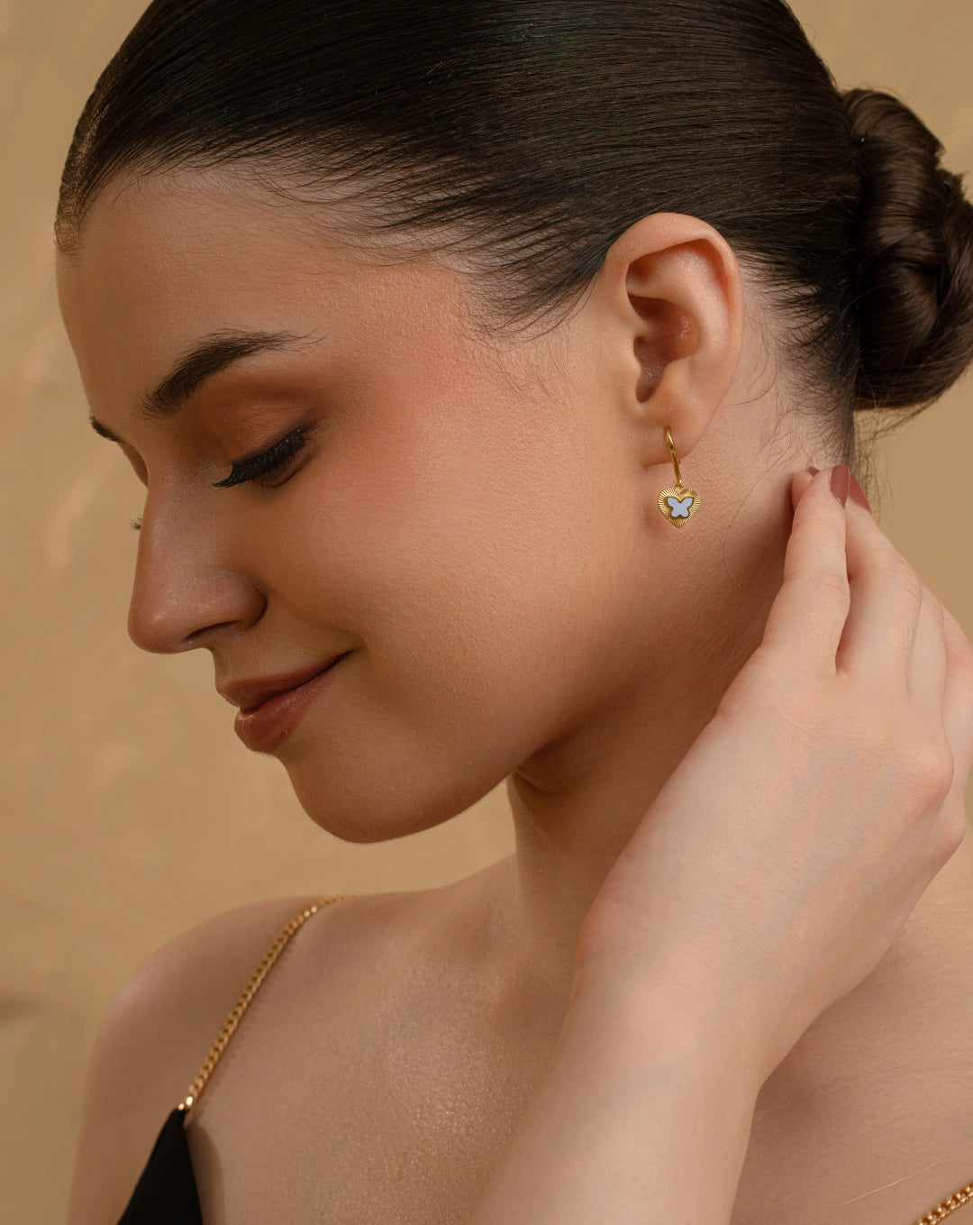 Butterfly Heart Earrings