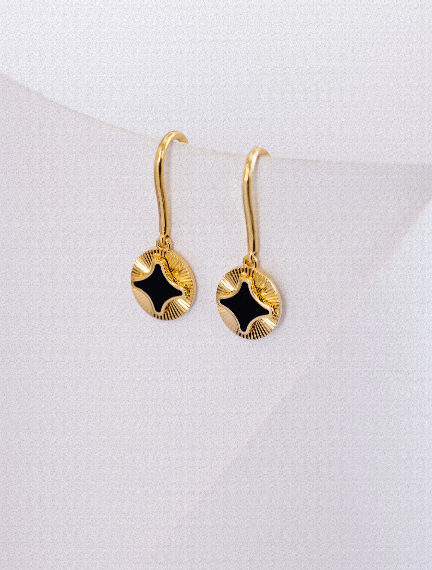 Noir Star Earrings