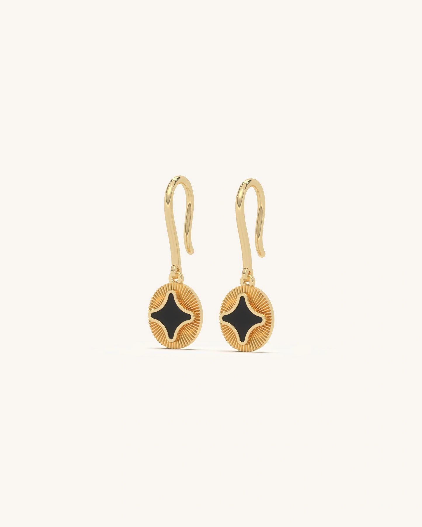 Noir Star Earrings