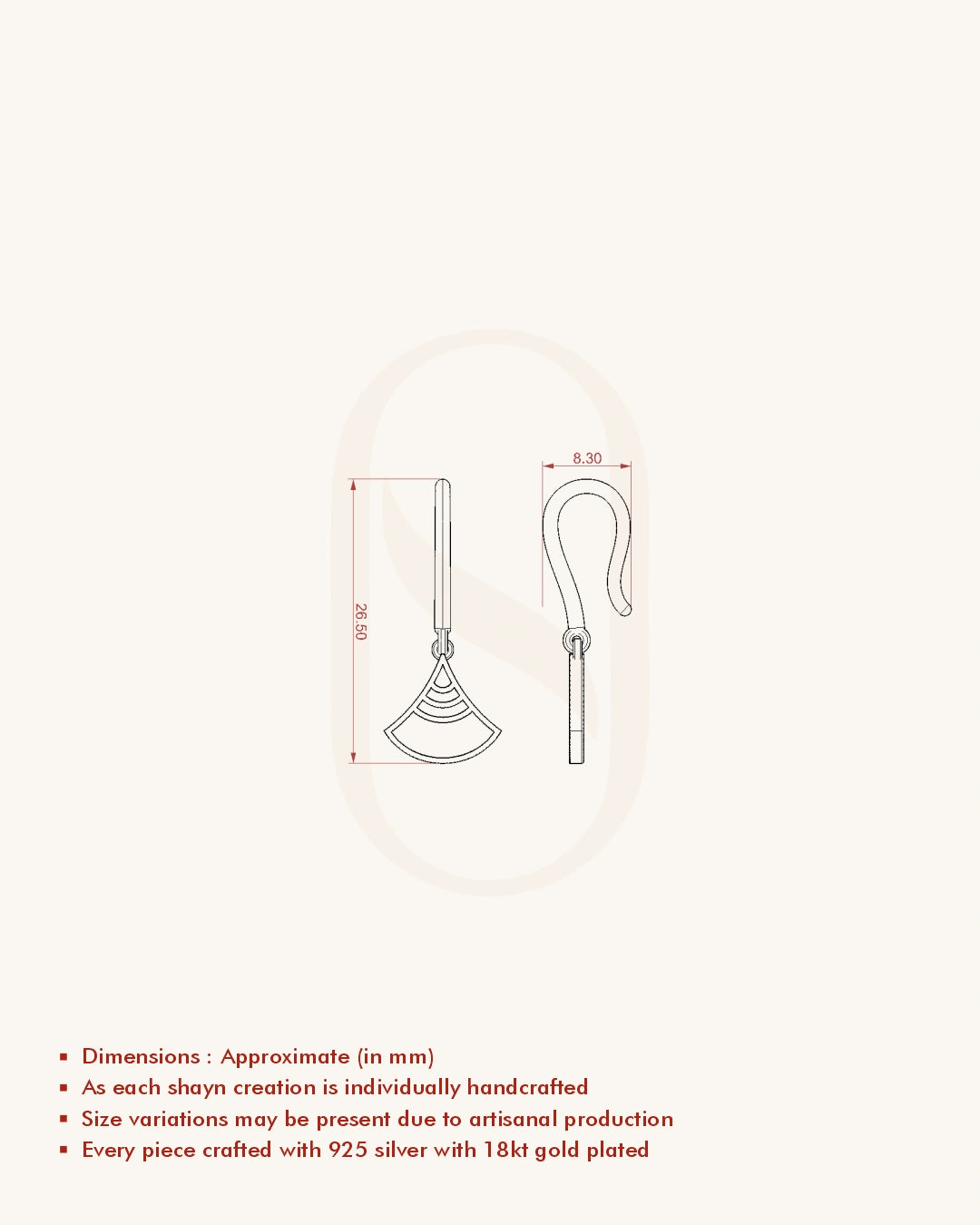 Emerald Fan Earrings