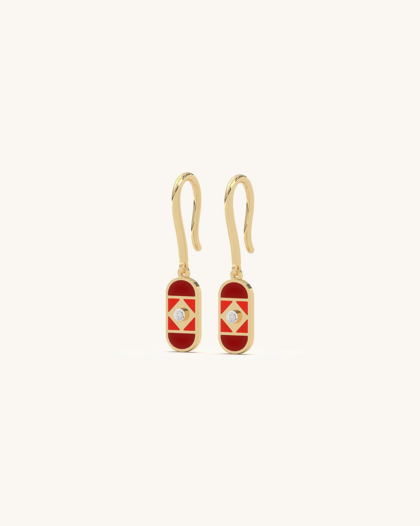 Scarlet Deco Earrings