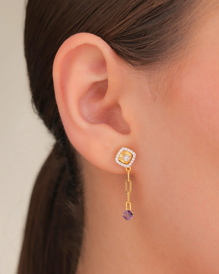 Double Link Cascades Earrings