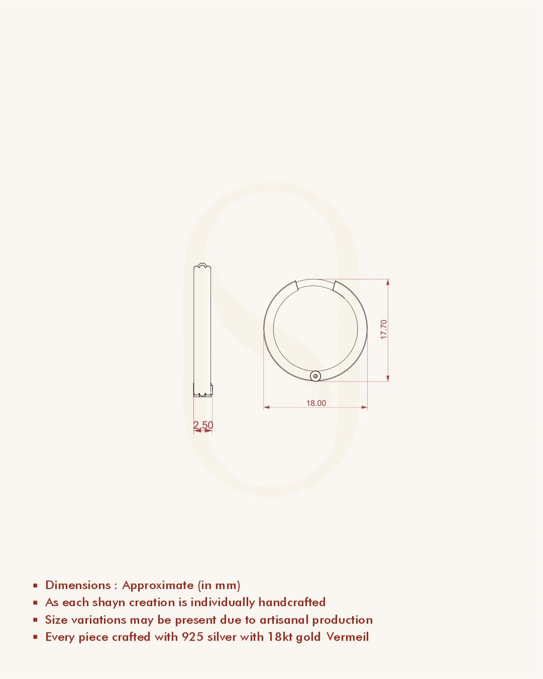 Thick Circular Hoops