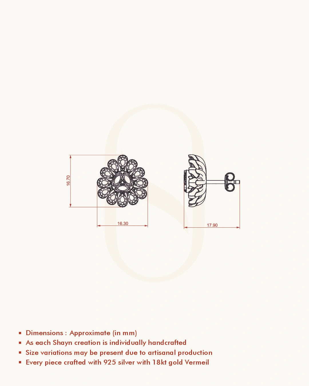 Petal Halo Studs