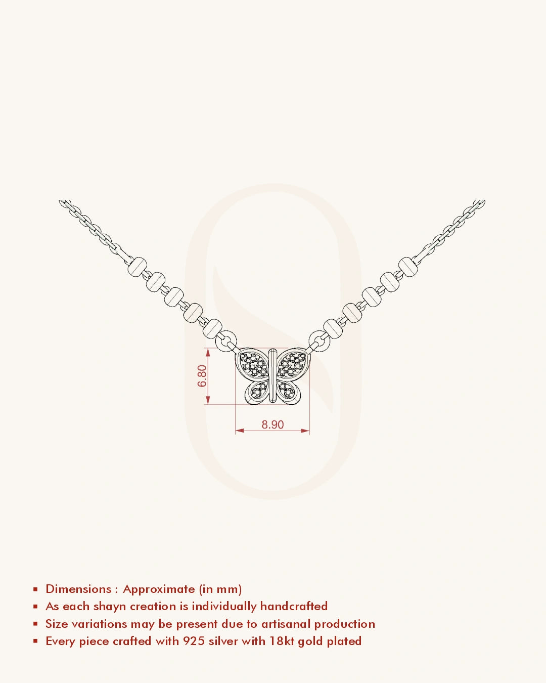 Butterfly Mangalsutra