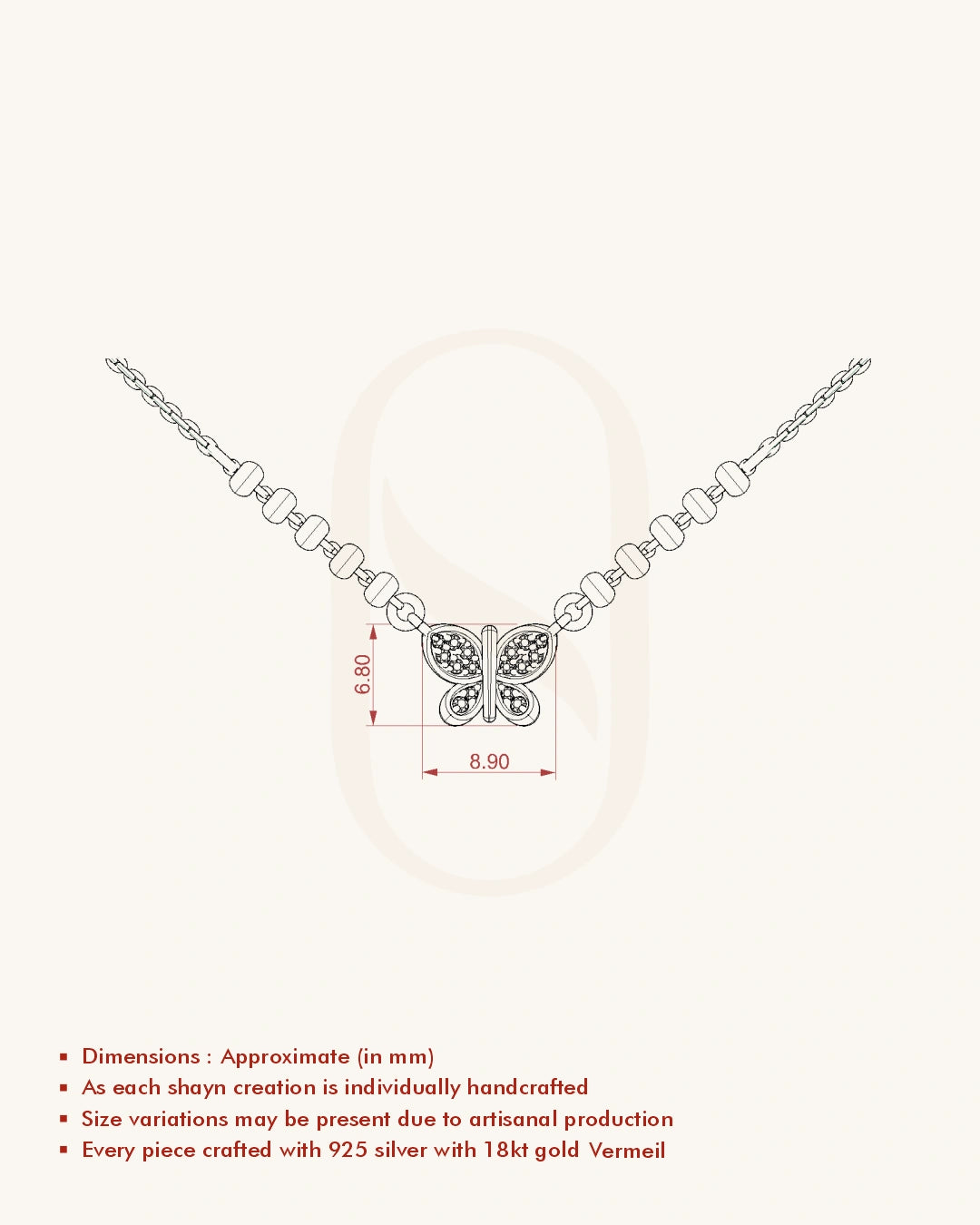 Butterfly Mangalsutra