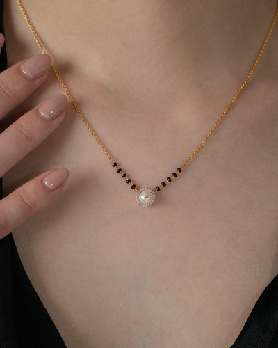 Circle Pearl Mangalsutra