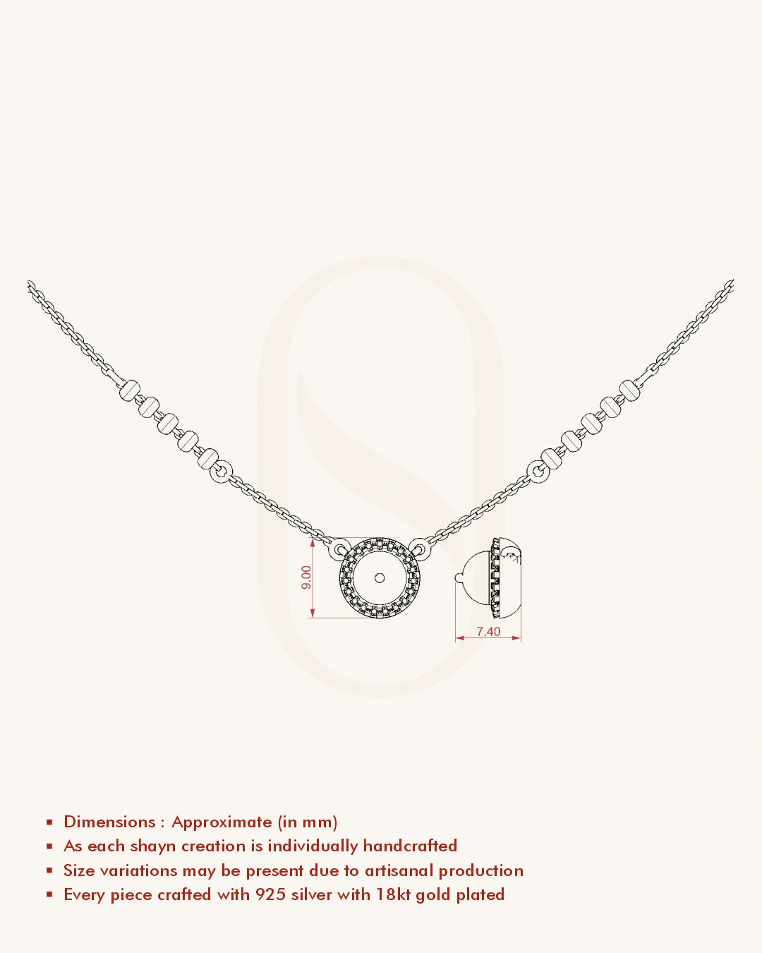 Circle Pearl Mangalsutra