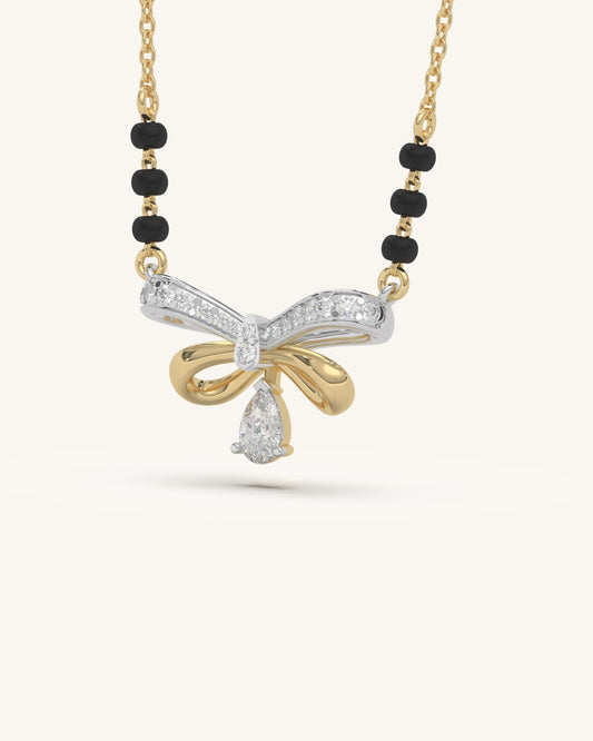 Mangalsutra Bow Necklace