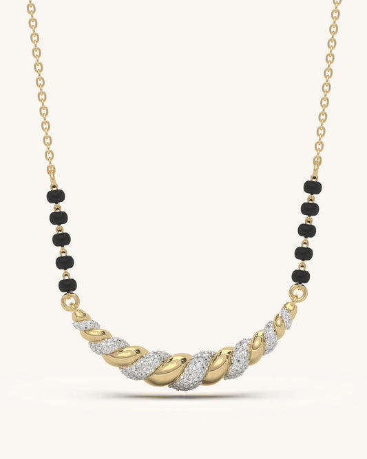 Curved Mangalsutra Design