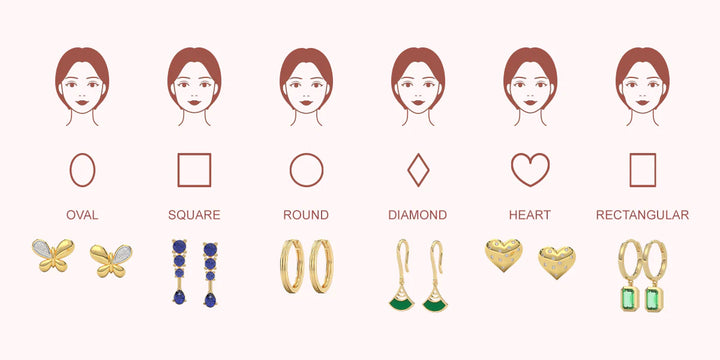 choose earrings for face shape