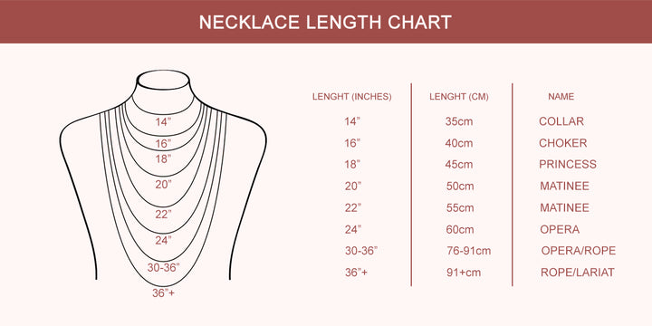 necklace length chart