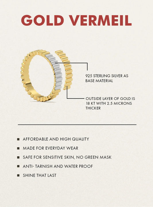 18KT gold vermeil necklace for daily wear India – Shayn"