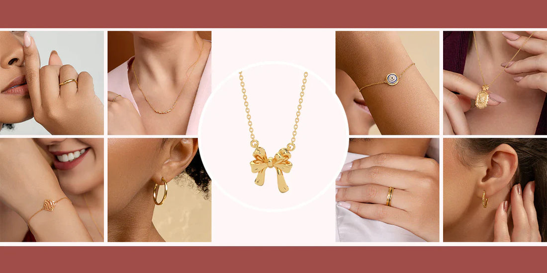 Gold plated jewellery