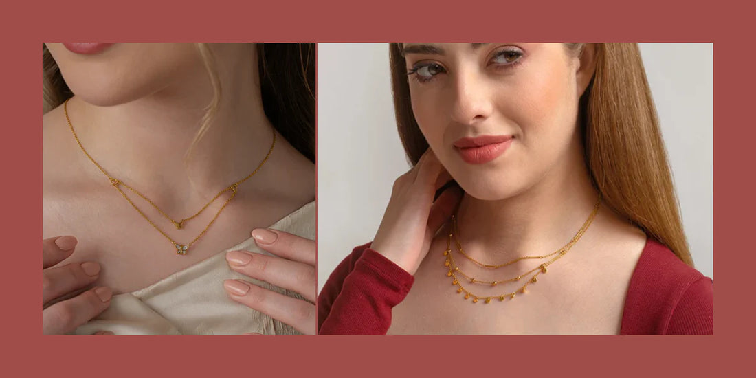 layering necklaces