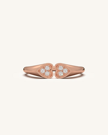 Love Embrace Diamond Ring