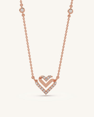 Adoration Heart Diamond Necklace