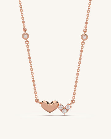 Cherished Heart Diamond Necklace