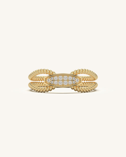 Corded Beauty Ring
