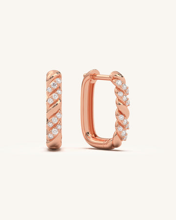 Corded Allure Hoops
