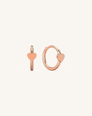 Heart Spark Hoops