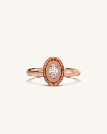 Dual Oval Fascinating Diamond Ring