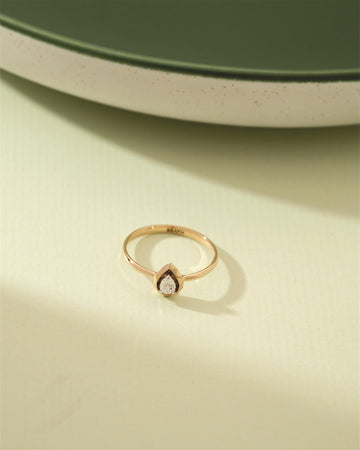 Pear Drop Ring