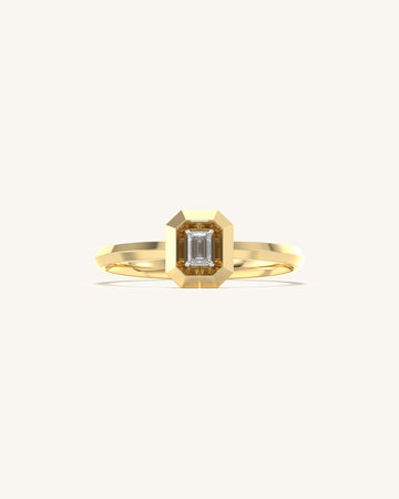 Emerald Diamond Ring