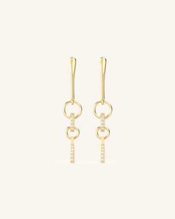 Enchanted Forest Link Hoops Drop