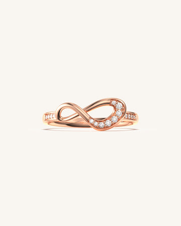 Cora Infinite Diamond Dainty Ring