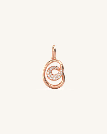 Spiral Lovely Diamond Stylish Pendant