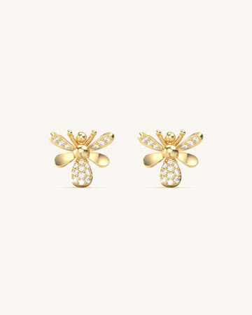 Beaut Bumble Bee Minimalist Studs