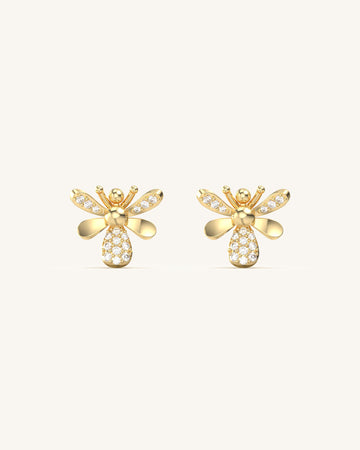 Beaut Bumble Bee Minimalist Studs