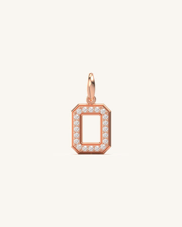 Open Hexagonal Glam Diamond Pendant