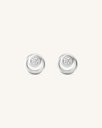 Encircled In Beauty Diamond Studs