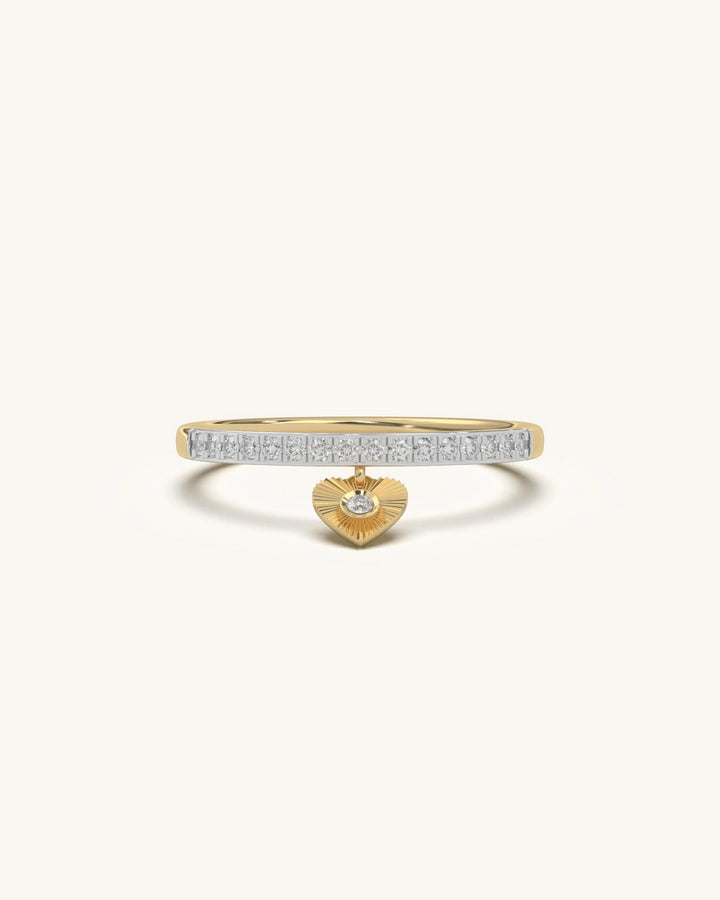 Dangling Heart Ring
