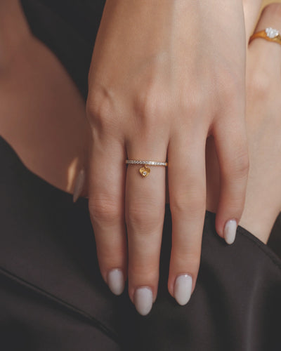 Dangling Heart Ring