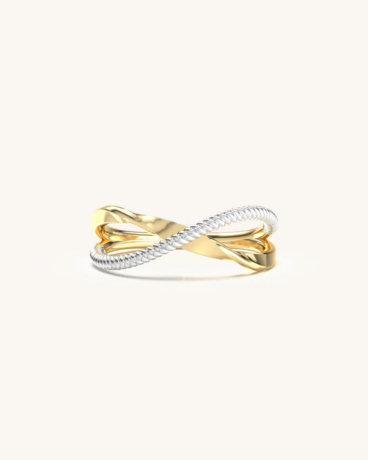 Twist & Shimmer Ring